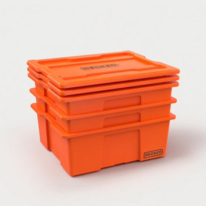 Payloader 32 - D-co bin, Orange, 3 Pack
