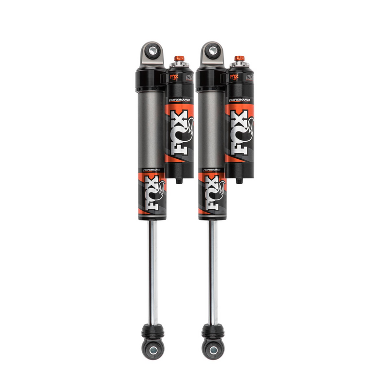 Rear Fox Performance Elite Series, 2.5" Remote Reservoir Shocks, DSC, 0-1" Lift, Suits 0-3" Lift Kits, Set of 2