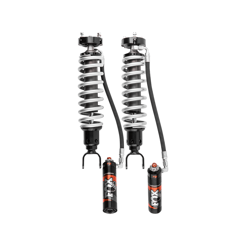 Front Fox Performance Elite Series 2.5" Coilover Remote Reservoir DSC Shocks, Suits 2" Lift, Set of 2