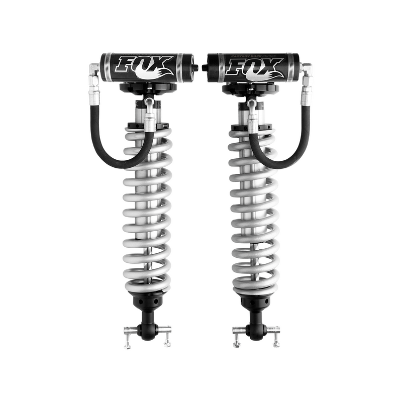 Front Fox Factory Race Series 2.5" Coilover Remote Reservoir Shocks, 6" Lift, Set of 2
