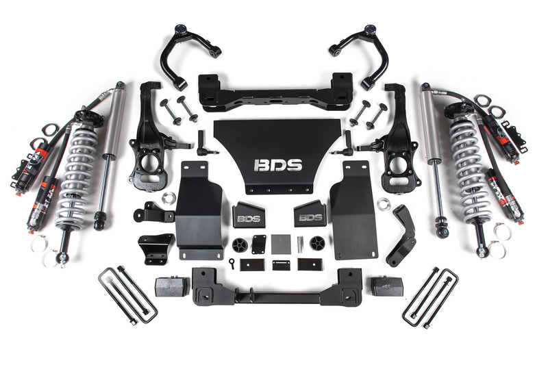 4" Lift Kit with Fox 2.5" PE DSC Coilover Shocks Front & Rear