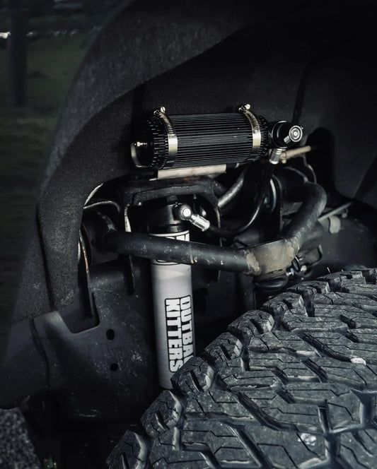 Conquer the Trails with Outback Kitters 2.5" Remote Reservoir Shocks