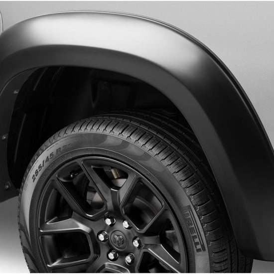 Extend-A-Fender Smooth Fender Flares, Black, Front & Rear