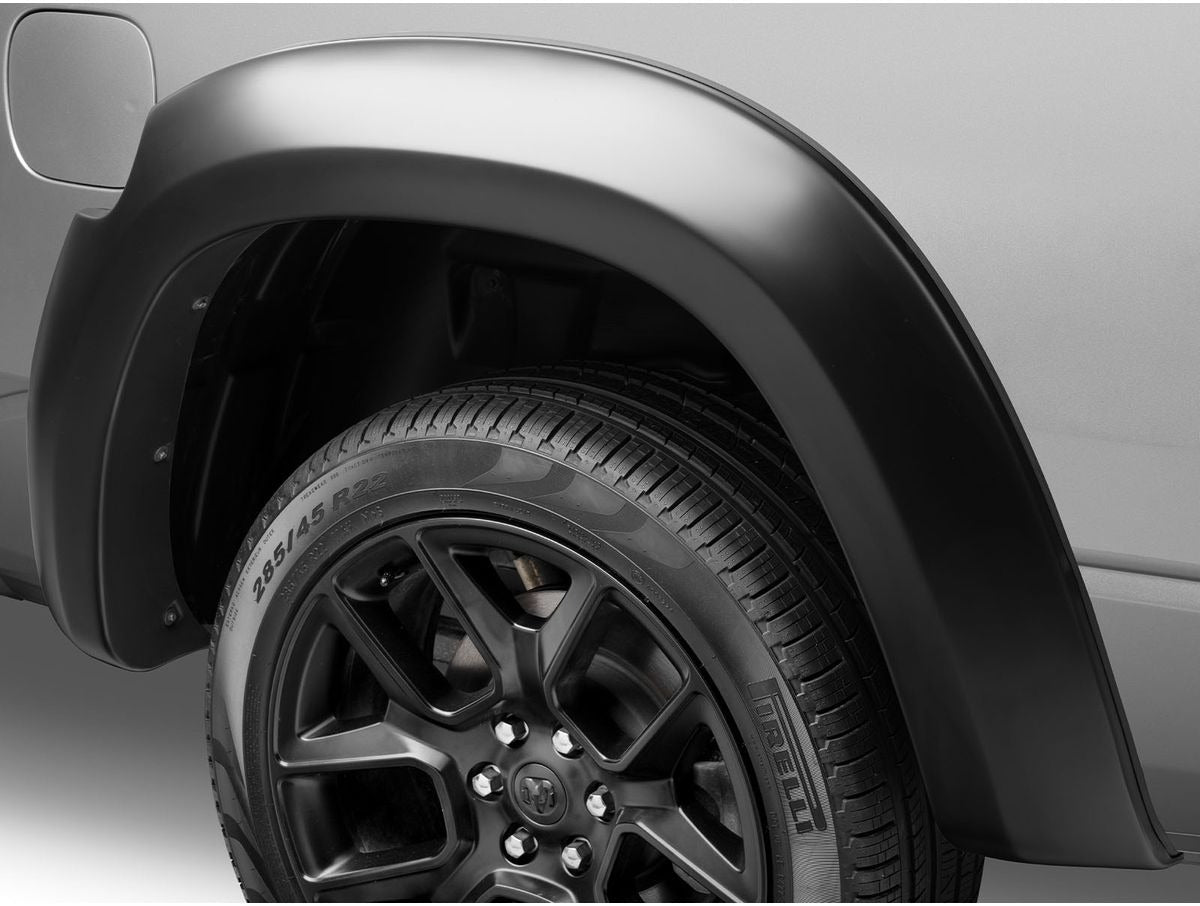 Extend-A-Fender Smooth Fender Flares, Black, Front & Rear