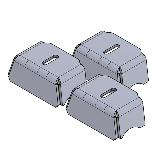 Pre Runner Bar Spotlight Tab - Mid Size - Set of 3