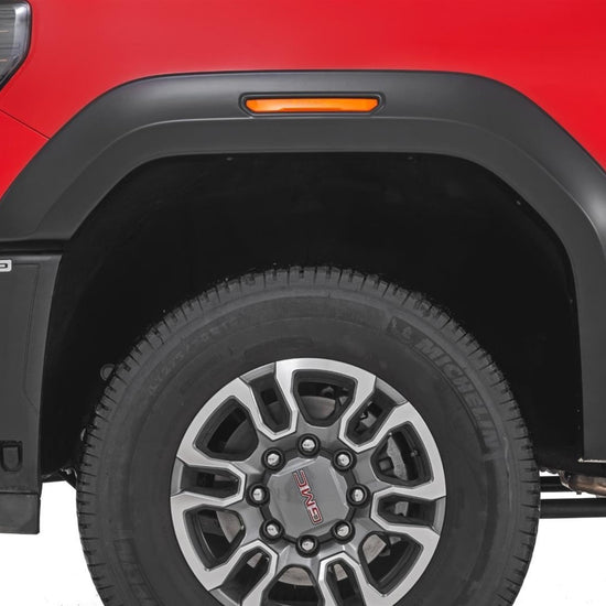 1" Smooth Flares w/ Side Marker Light