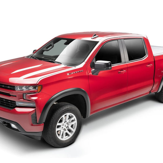 2" Extend-A-Fender Smooth Fender Flares, Black, Front & Rear