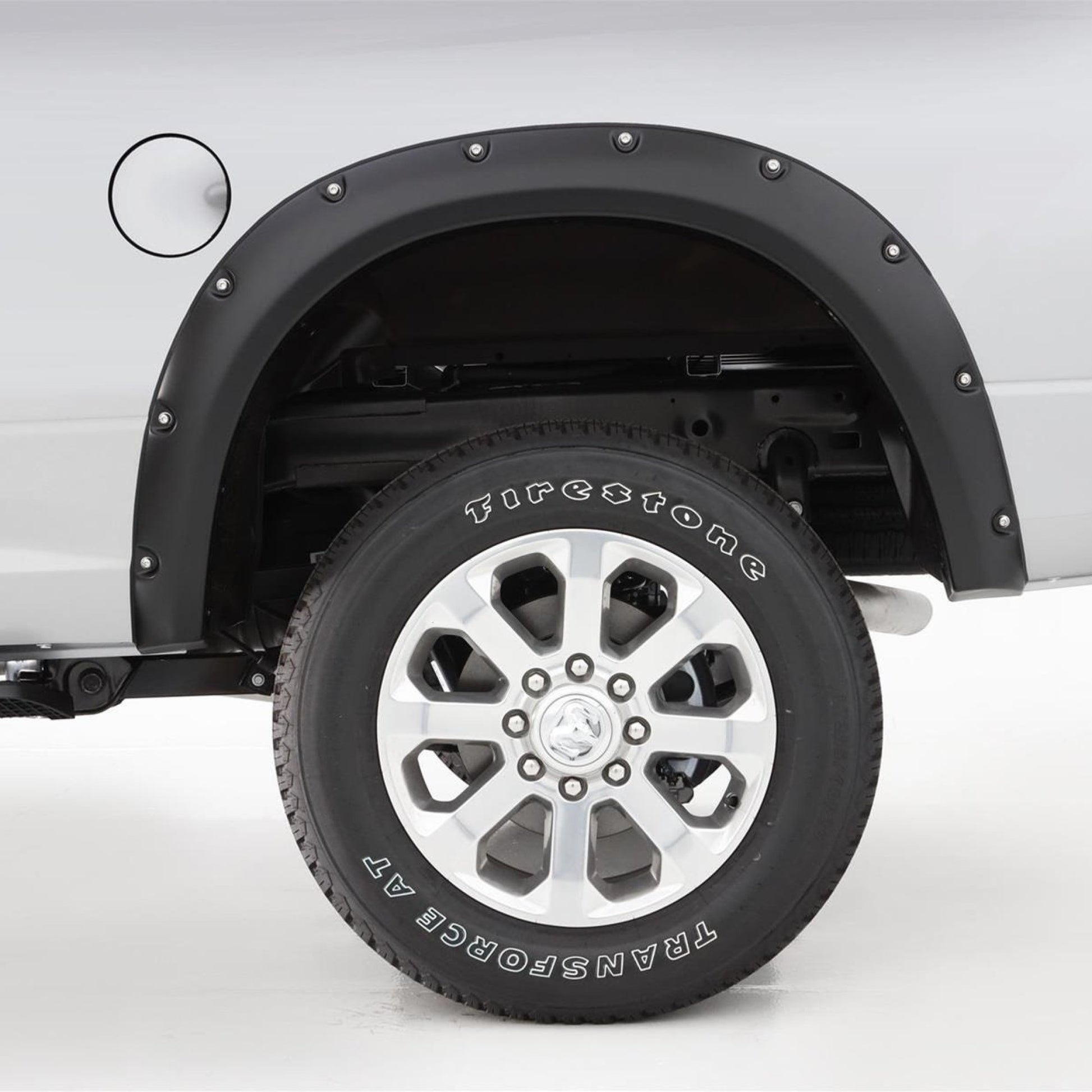 0.75" OE-Style Fender Flares, Black, Front & Rear