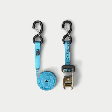 Rachet Straps, Blue, Set of 2