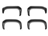 Extend-A-Flender Smooth Fender Flares, Black, Front & Rear