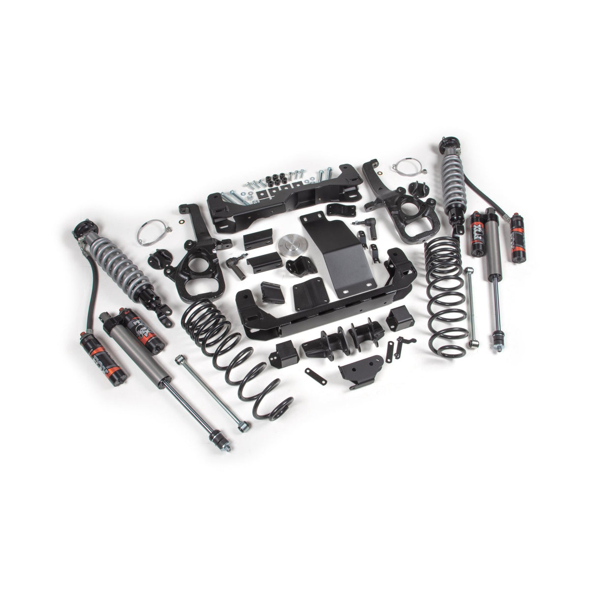 4" Lift Kit with Fox 2.5", Factory Large Bore, 22")
