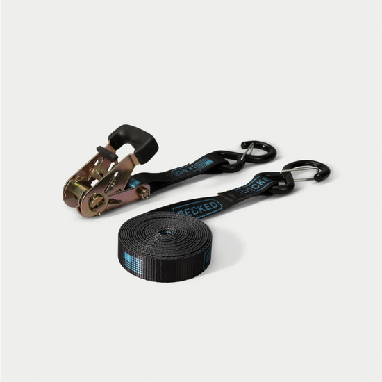 Rachet Straps, Black, Set of 2