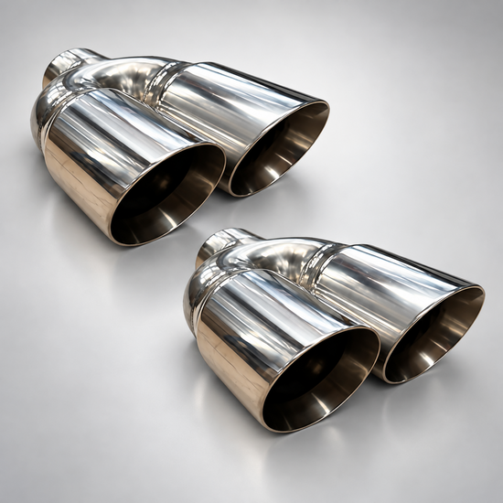 Exhaust ZR2 6.2L V8 Cat Back Single 3.5 to 3" Dual With Rear Resonators & Black Tips