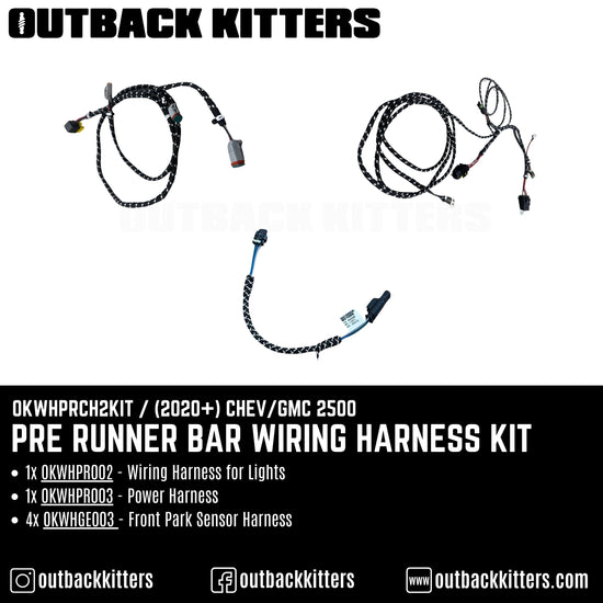 Pre Runner Bar Wiring Harness Kit (Excludes High Beam)