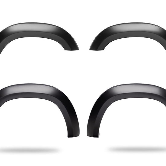 Extend-A-Fender Smooth Fender Flares, Black, Front & Rear
