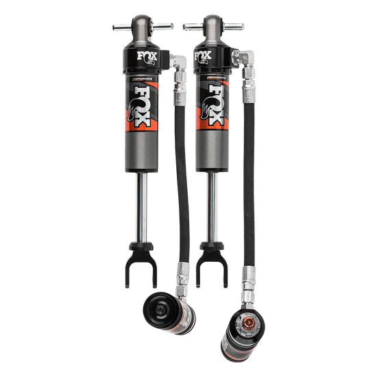 Front Fox Performance Elite Series 2.5" Remote Reservoir DSC Shocks, Suits 1.5-2.5" Lift, Set of 2