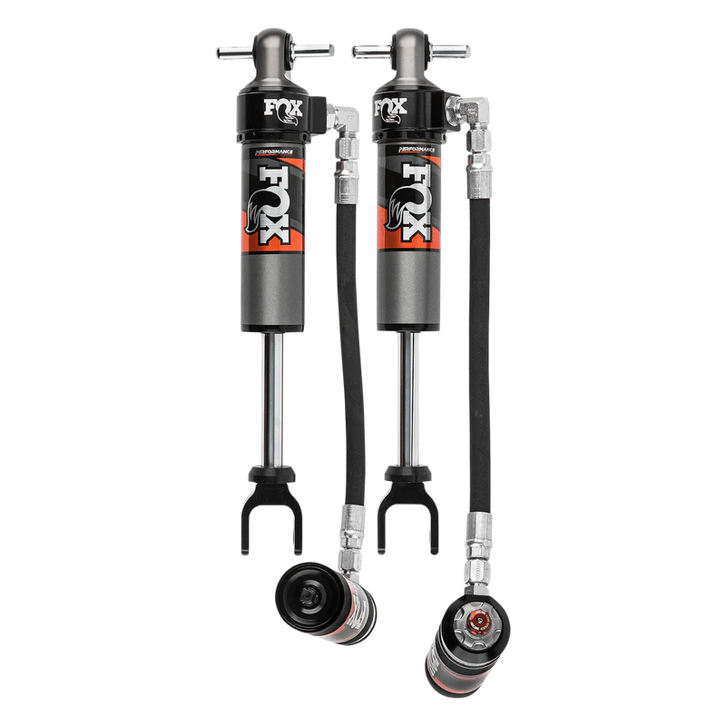 Front Fox Performance Elite Series 2.5" Remote Reservoir DSC Shocks, Suits 1.5-2.5" Lift, Set of 2