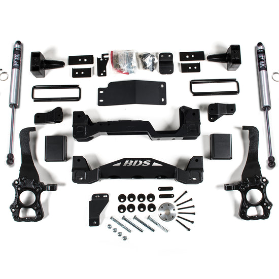 6" Lift Kit with Fox 2.5" Front Coilover Shocks
