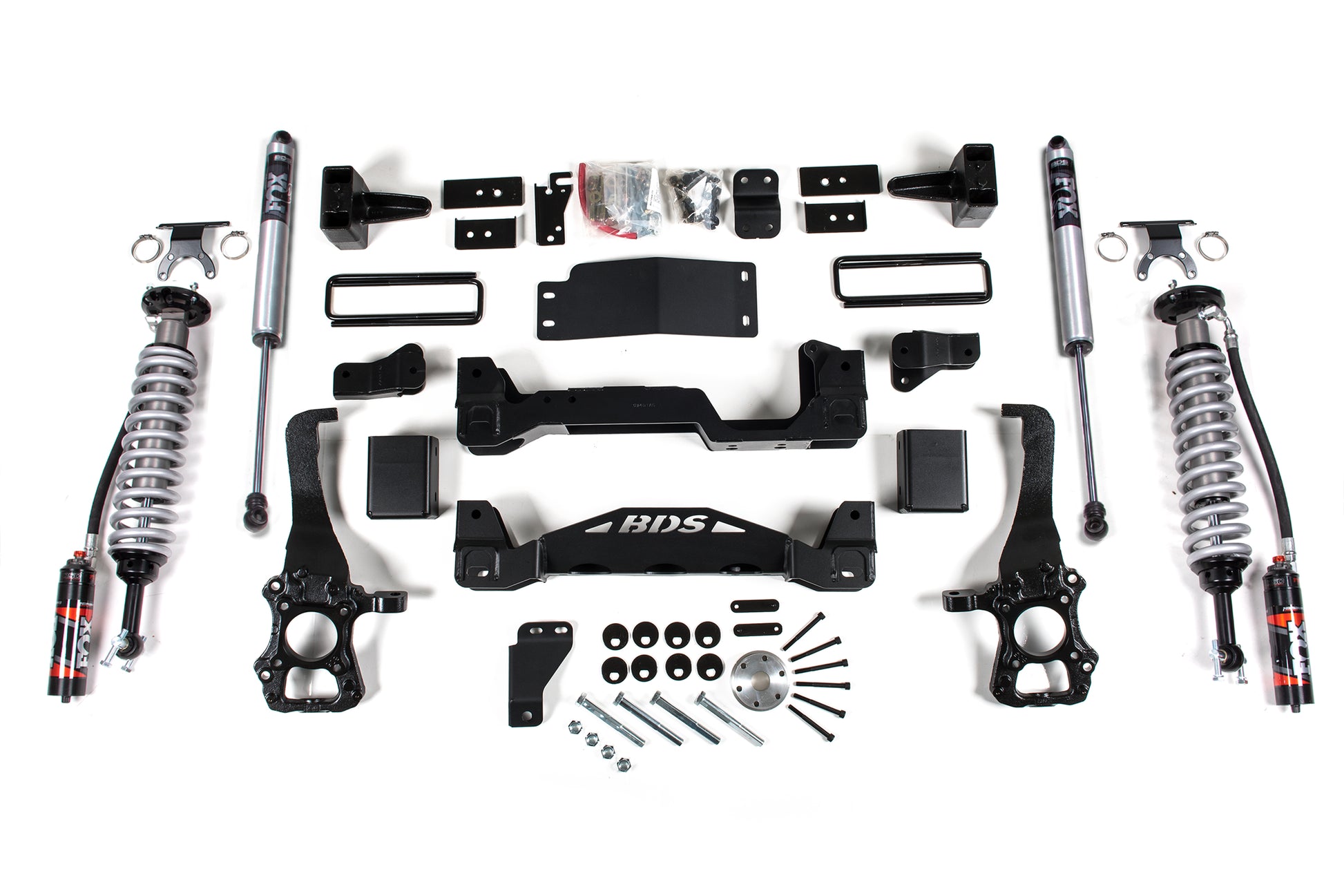 6" Lift Kit with Fox 2.5" Front Coilover Shocks
