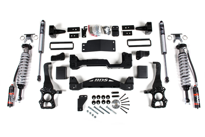 6" Lift Kit with Fox 2.5" Front Coilover Shocks