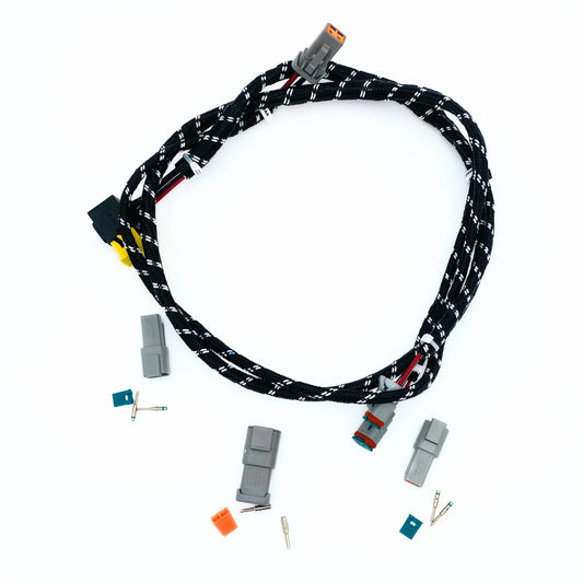 Pre Runner Bar Wiring Harness for 2 x Side Lights & Optional Front Lightbar