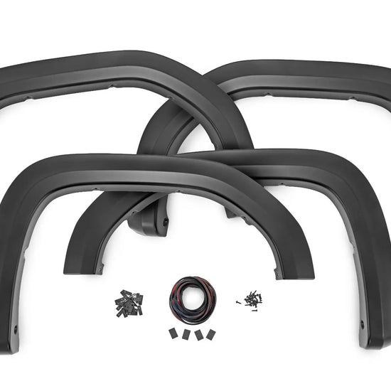 1" Smooth Fender Flares w/ Side Marker Lamps