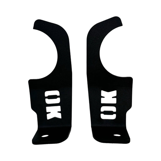 Heavy Duty Front Shock Mount Brace Upgrade Kit, Raw, Set of 2