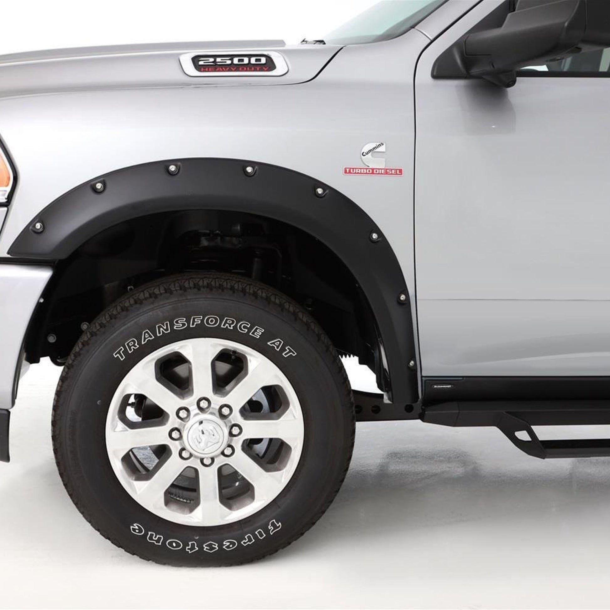 0.75" OE-Style Fender Flares, Black, Front & Rear