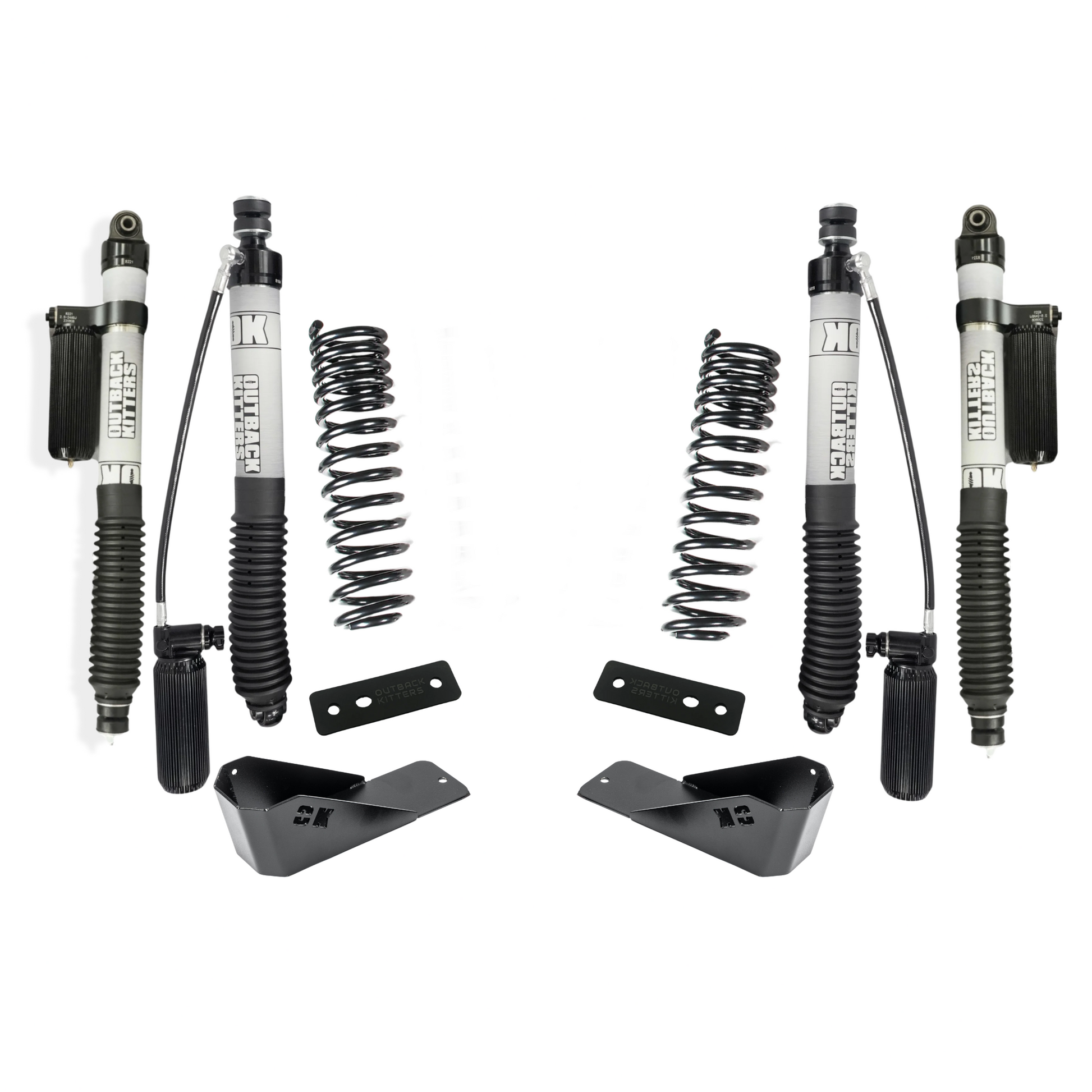 2" Levelling Kit with OK 2.5" Shocks, Front +20% Coils