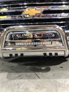 Polished SS Nudge Bar with DBL Row Light Bar