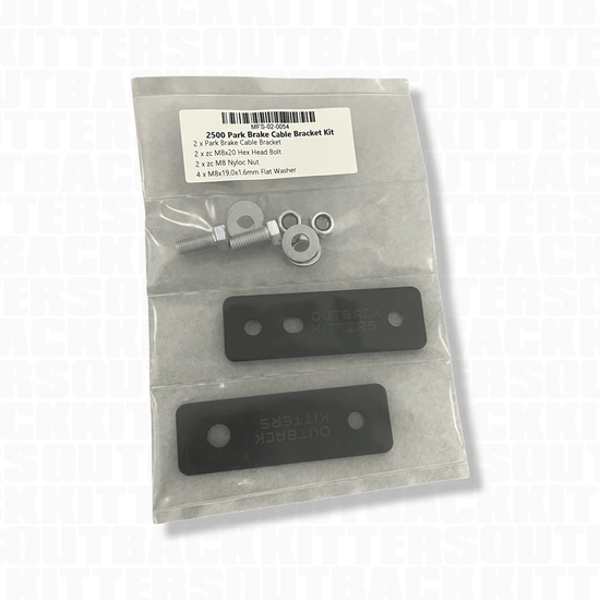 Brake Line Mounting Bracket Kit for Remote Res Shocks