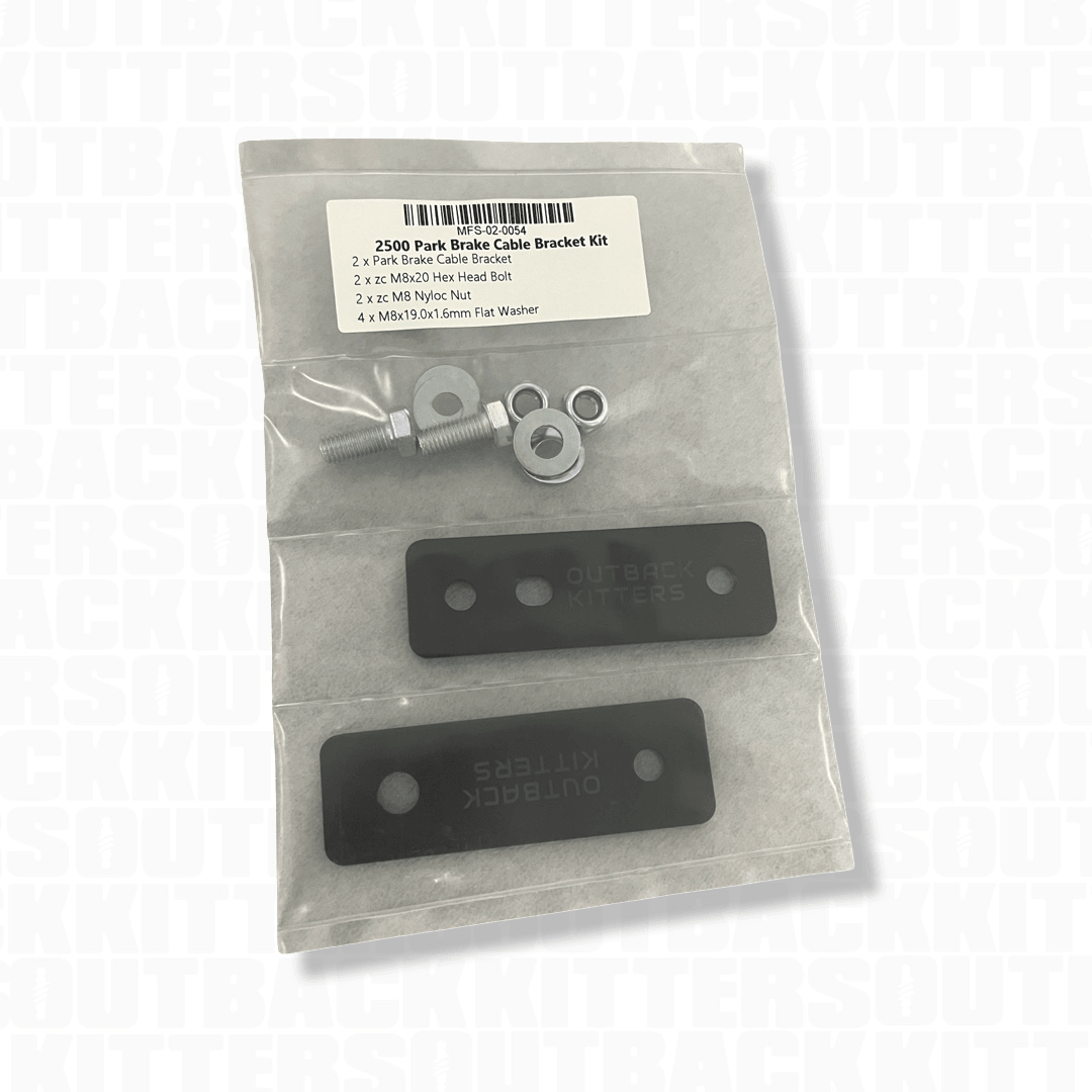 Brake Line Mounting Bracket Kit for Remote Res Shocks