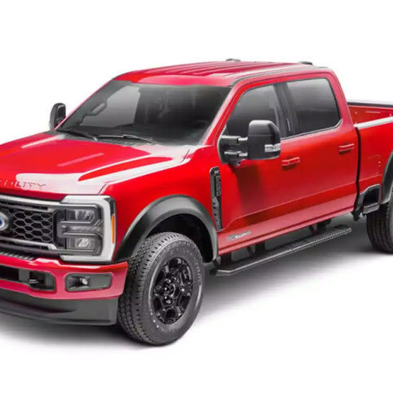 Extend-A-Fender Smooth Fender Flares, Black, Front & Rear