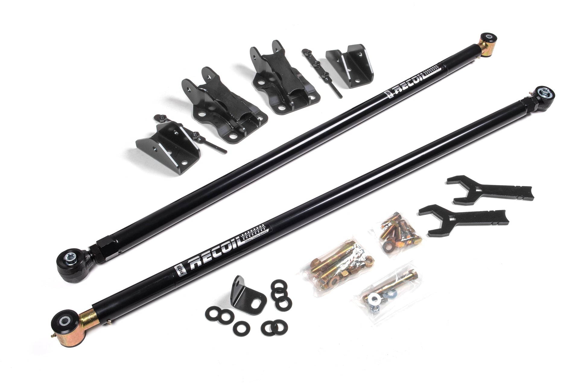 BDS Suspension 2017+ Ford F250/350 3.5-4" Axle Recoil Traction Bar & Mounting Kit