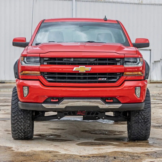 2" Pocket Style Smooth Fender Flares. Front & Rear