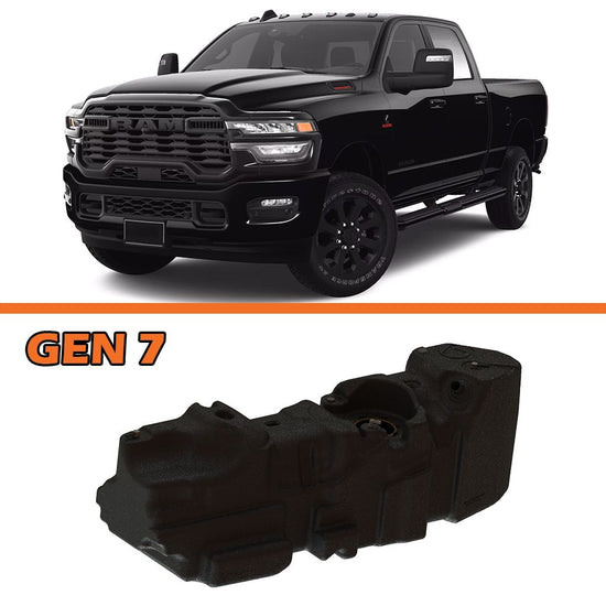 Long Range Fuel Tank, 197L, Crew Cab, 6'4 Tub