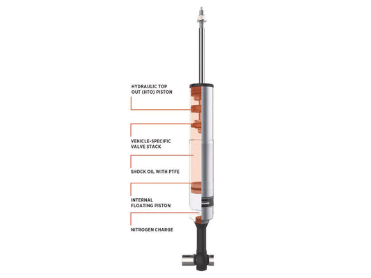 Fox 2.5" Smooth Body IFP HTO Front Shock to suit 0-1" Lift, Performance Series, Single