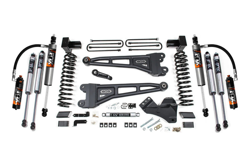 5" Lift Kit with Fox 2.5" PE DSC Coilover Shocks