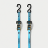Rachet Straps, Blue, Set of 2