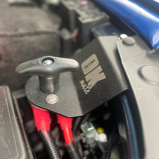 Isolator Bracket Kit, Powdercoated Black