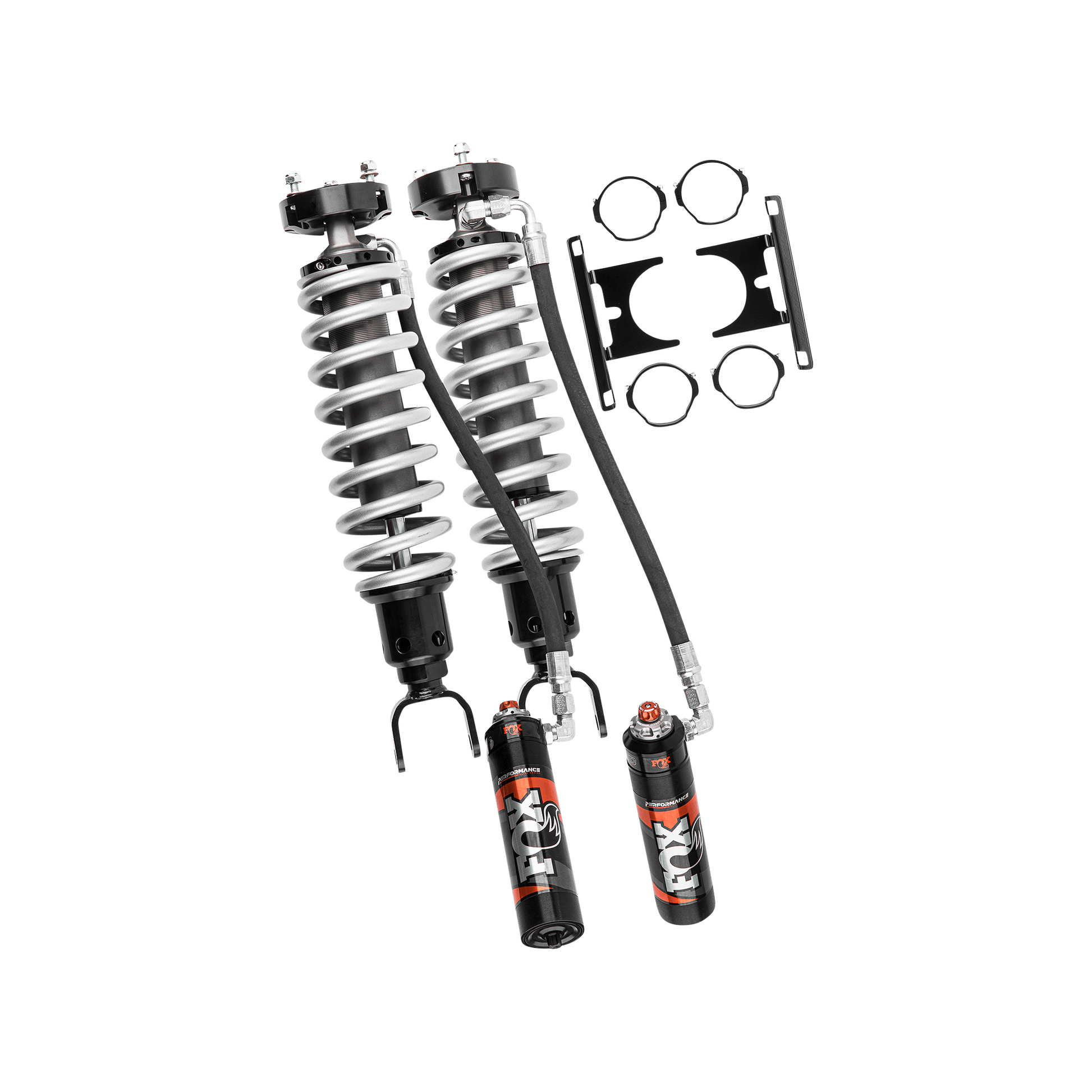 Front Fox Performance Elite Series 2.5" Coilover Remote Reservoir DSC Shocks, Suits 2-3" Lift, Set of 2