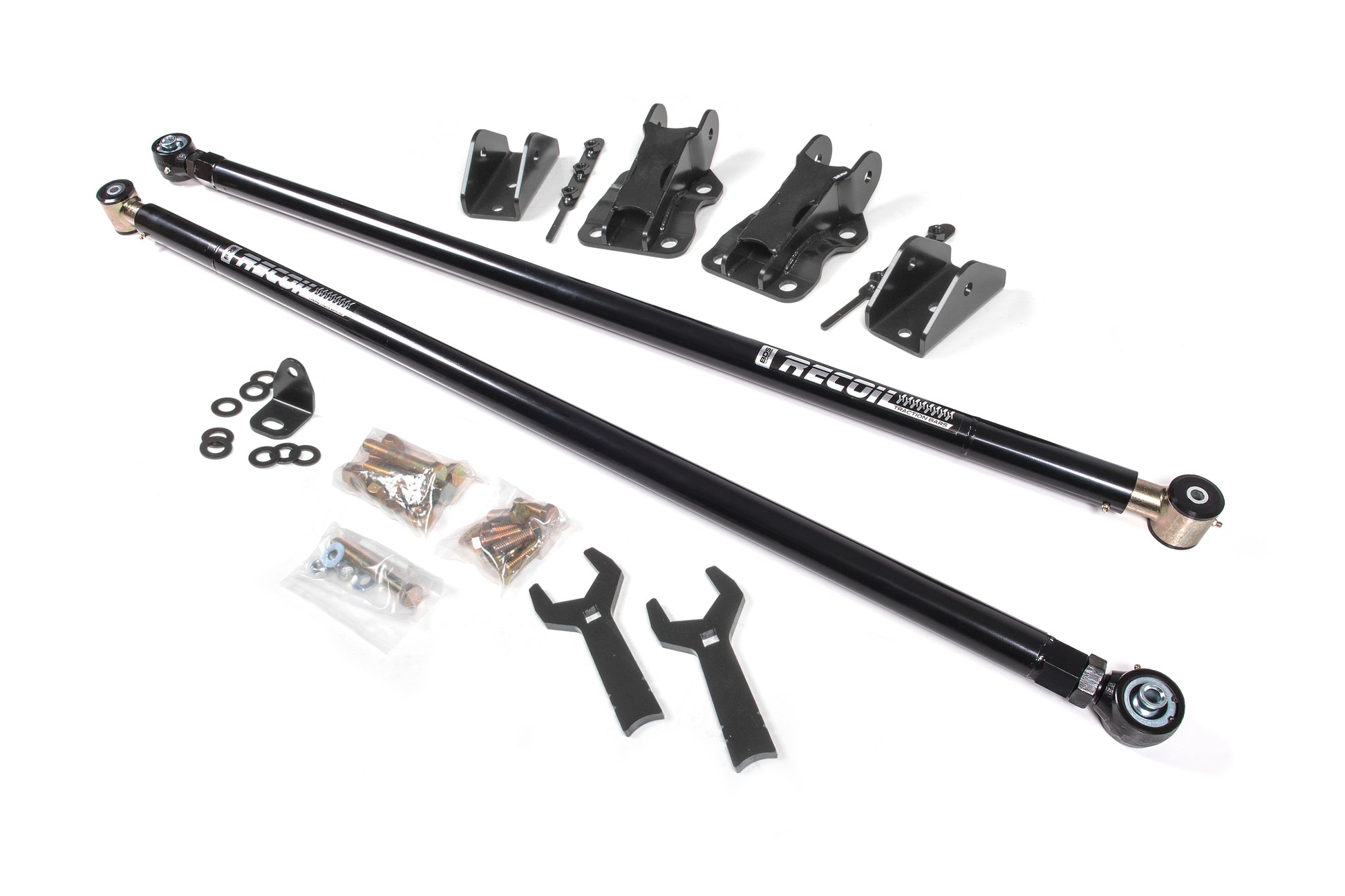 BDS Suspension 2017+ Ford F250/350 3.5-4" Axle Recoil Traction Bar & Mounting Kit