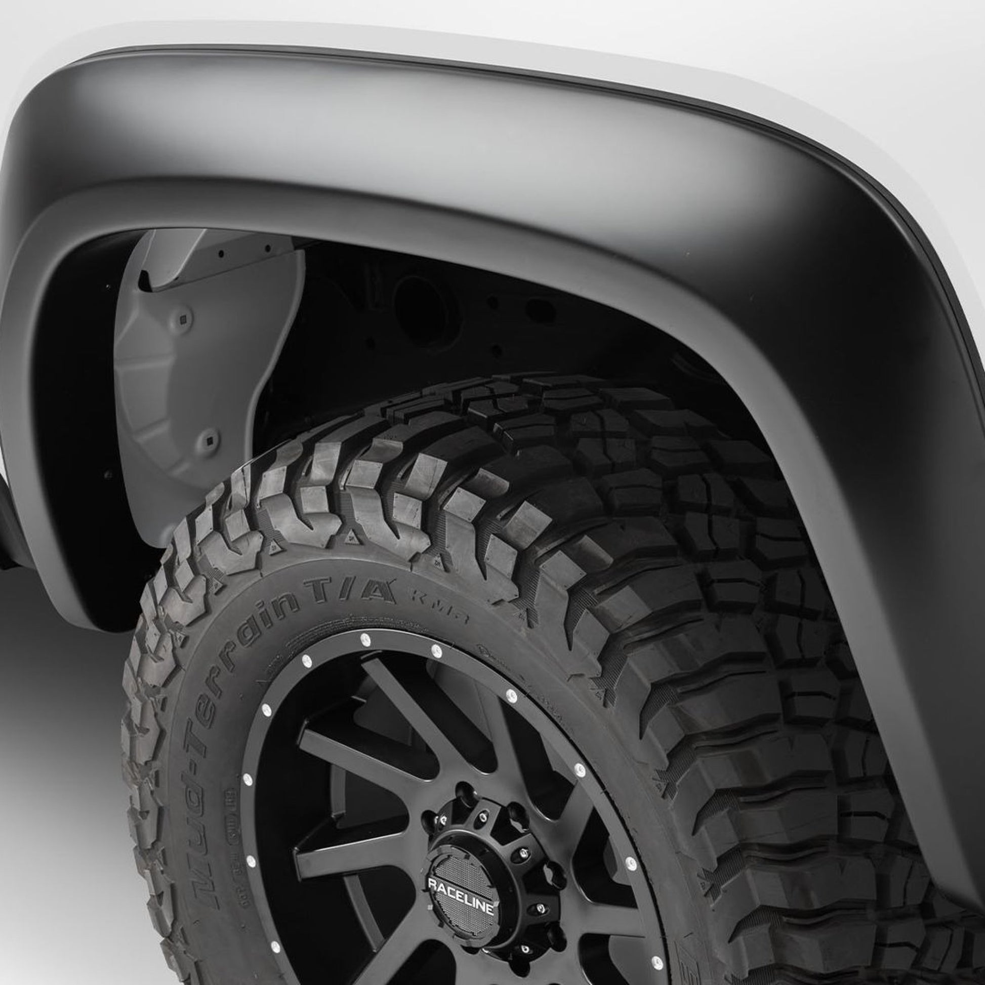 Extend-A-Flender Smooth Fender Flares, Black, Front & Rear