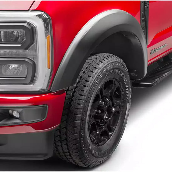 Extend-A-Fender Smooth Fender Flares, Black, Front & Rear