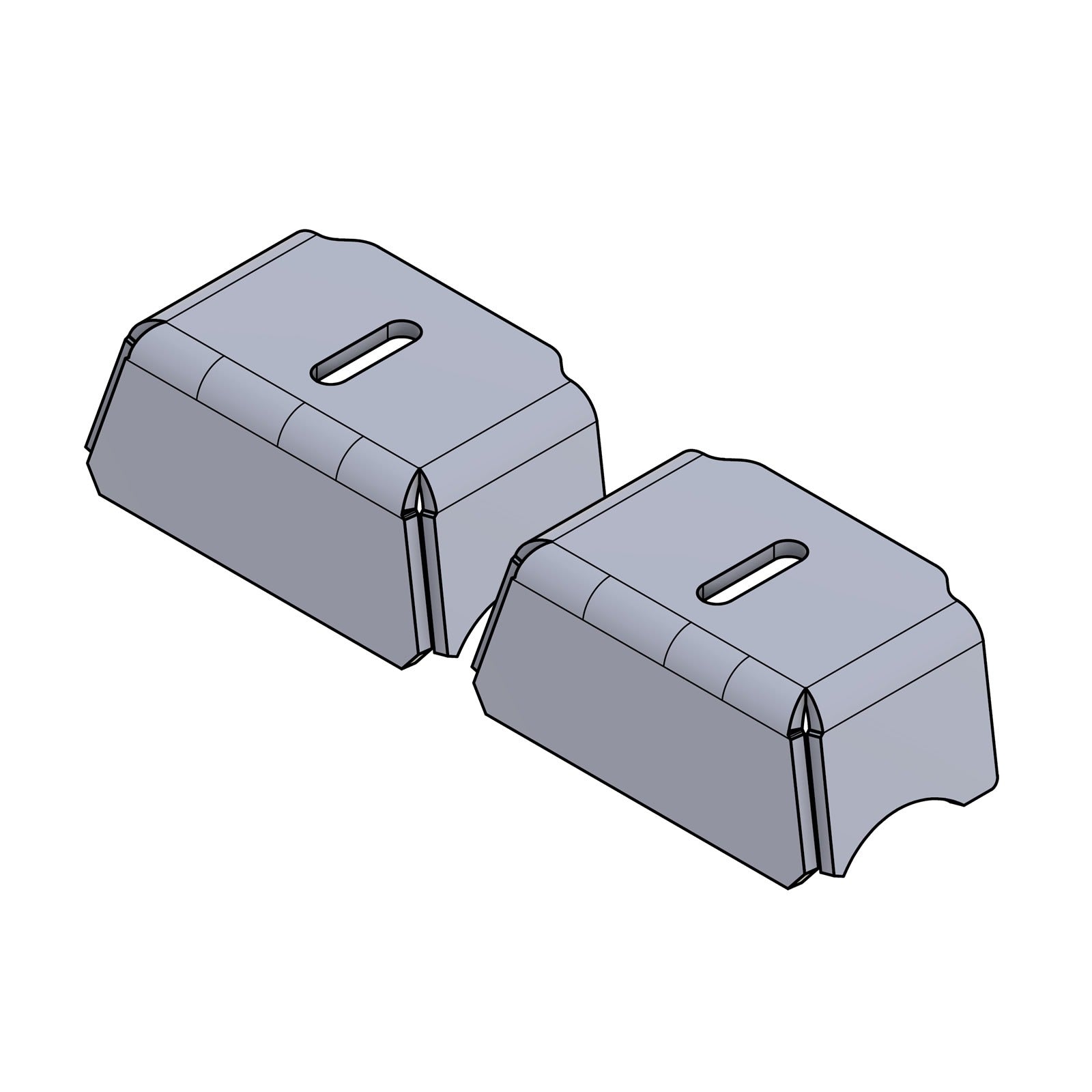 Pre Runner Bar Spotlight Tab - Mid Size - Set of 2