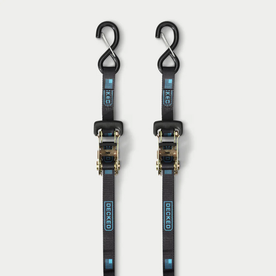 Rachet Straps, Black, Set of 2
