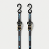 Rachet Straps, Black, Set of 2