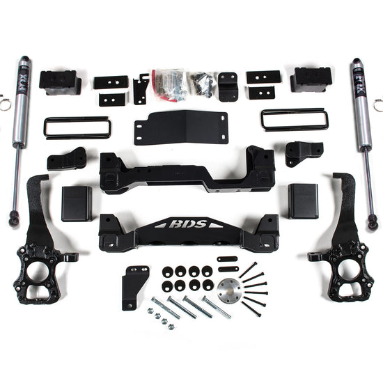 6" Lift Kit with Fox 2.5" Front Coilover Shocks