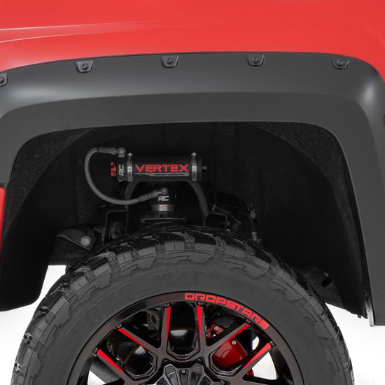 2" Pocket Style Smooth Fender Flares. Front & Rear