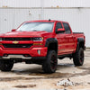 2" Pocket Style Smooth Fender Flares. Front & Rear